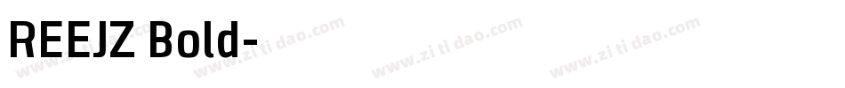 REEJZ Bold字体转换